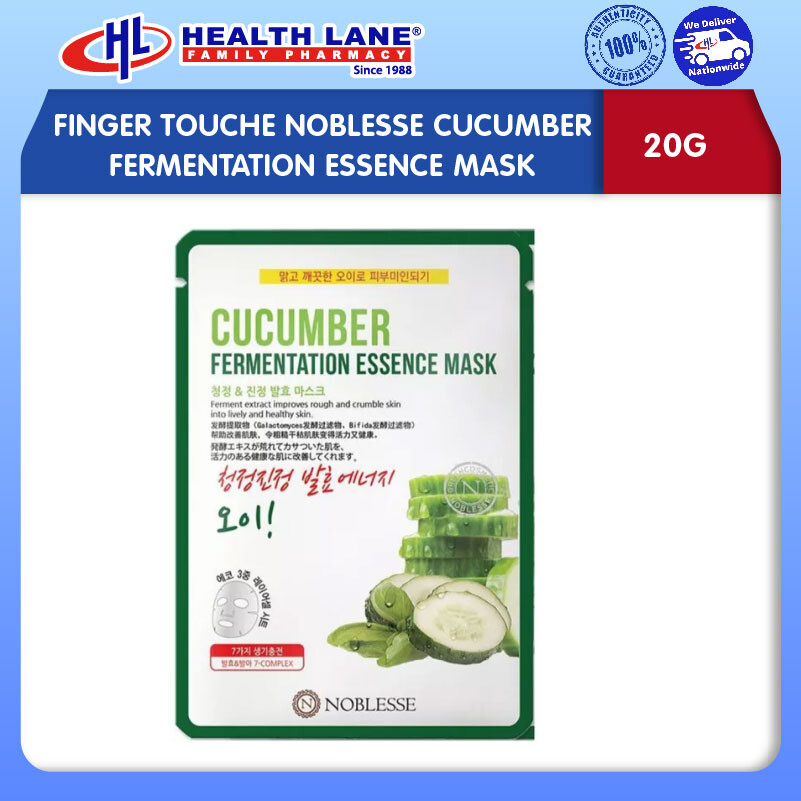 FINGER TOUCHE NOBLESSE CUCUMBER FERMENTATION ESSENCE MASK (20G)